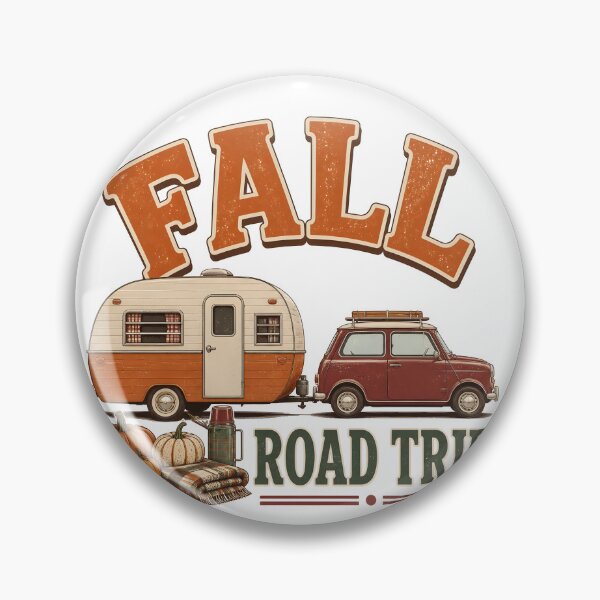Item preview, Fall Road Trip Vintage Car Autumn Scenery Scenic Drive designed and sold by LiviuGligoros.