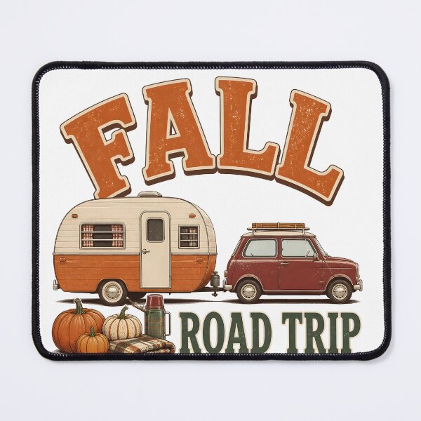 Item preview, Fall Road Trip Vintage Car Autumn Scenery Scenic Drive designed and sold by LiviuGligoros.