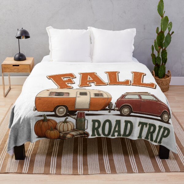 Item preview, Fall Road Trip Vintage Car Autumn Scenery Scenic Drive designed and sold by LiviuGligoros.