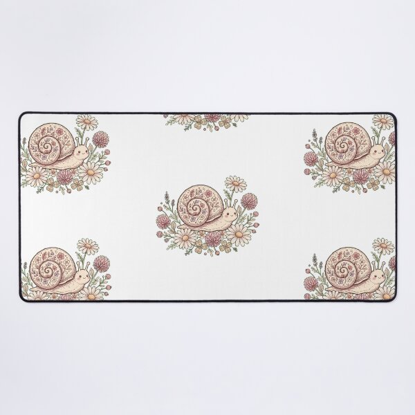 Item preview, Cottagecore Snail & Wildflowers — Cozy Woodland Aesthetic Design designed and sold by Sweet Blob Co.