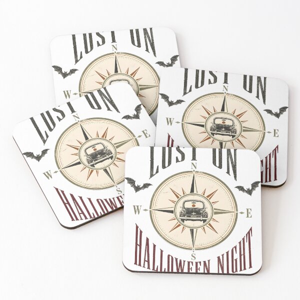 Item preview, Lost On Halloween Night Spooky Compass Road Trip Gift designed and sold by LiviuGligoros.
