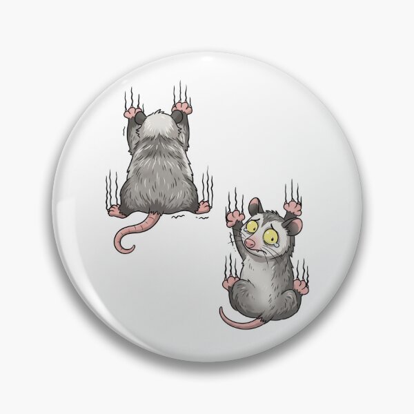 Item preview, Funny Scared Opossum Hanging On for Dear Life designed and sold by LOVEARTDESIGN.