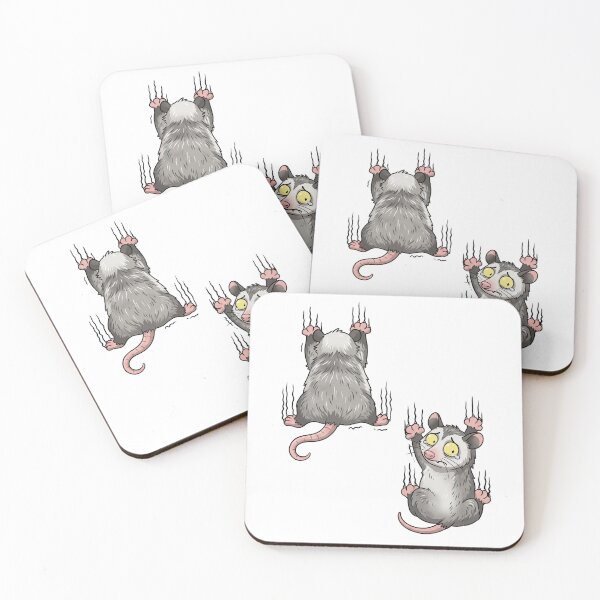 Item preview, Funny Scared Opossum Hanging On for Dear Life designed and sold by LOVEARTDESIGN.