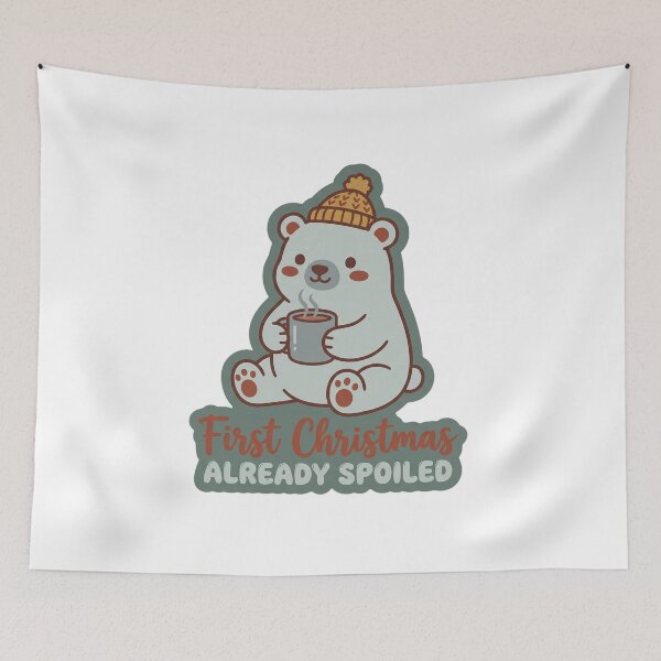 Item preview, First Christmas, Already Spoiled — Polar Bear designed and sold by TheCalmEdit.