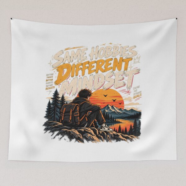 Item preview, Same Hobbies Different Mindset – Vintage Adventure T-Shirt designed and sold by GenZStickerHub1.