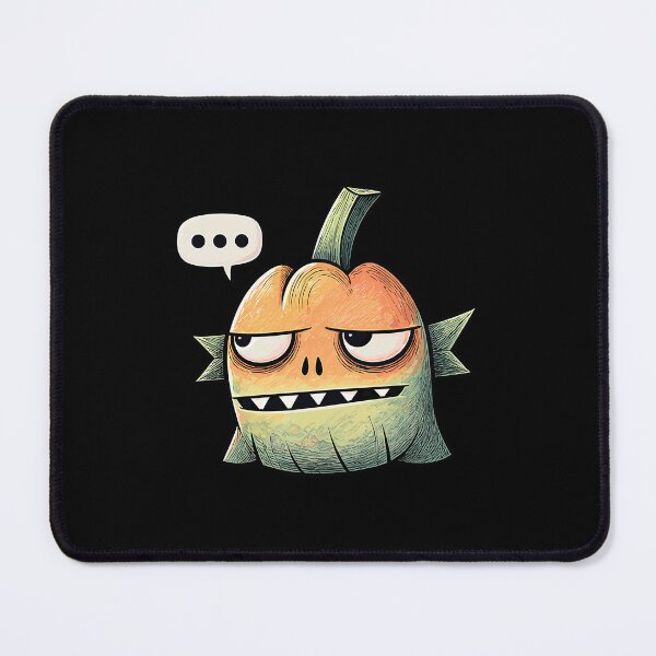 Item preview, Funny Halloween Pumpkin Monster Feeling Bored designed and sold by SpinningCharm.