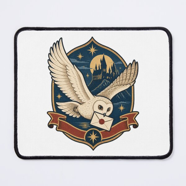 Item preview, Hedwig the Owl Magical Fantasy Bird Illustration designed and sold by Tee-D.