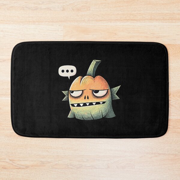 Item preview, Funny Halloween Pumpkin Monster Feeling Bored designed and sold by SpinningCharm.