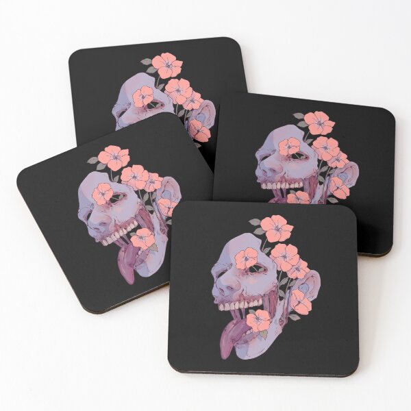 Item preview, Flower Skull Face designed and sold by donnalas.