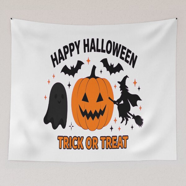 Item preview, Happy Halloween Trick Or Treat Pumpkin Ghost designed and sold by Custom Crest.