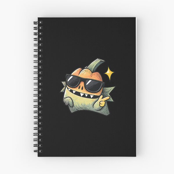 Item preview, Funny Halloween Pumpkin Monster Wearing Sunglasses designed and sold by SpinningCharm.
