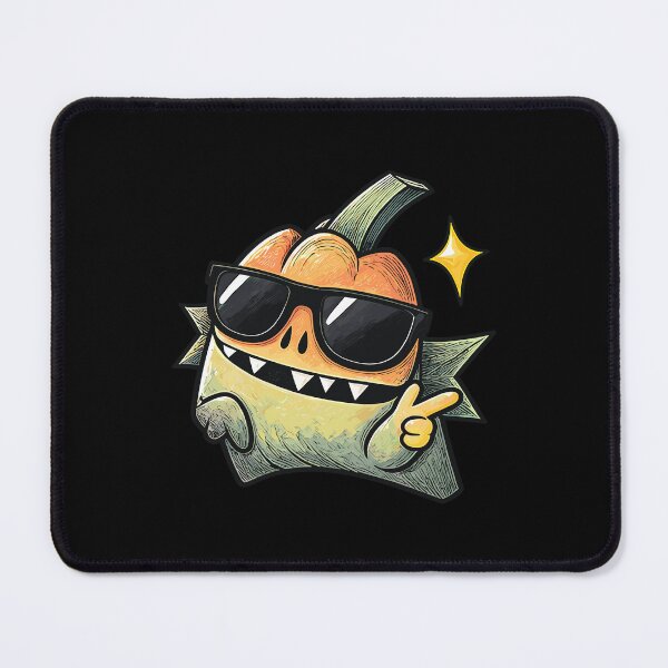 Item preview, Funny Halloween Pumpkin Monster Wearing Sunglasses designed and sold by SpinningCharm.