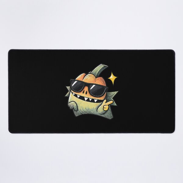Item preview, Funny Halloween Pumpkin Monster Wearing Sunglasses designed and sold by SpinningCharm.