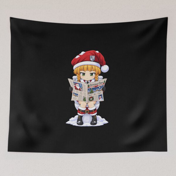 Item preview, Mary Sue Saga of Tanya the Evil Christmas Toilet designed and sold by SolenneAzur.
