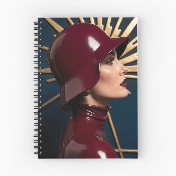 Item preview, Maroon Latex Cloche Hat – Roaring Twenties Art designed and sold by Magic-Reality.