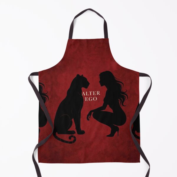 Item preview, Alter Ego - Woman and Panther Silhouette Red Aesthetic designed and sold by Ladybug223.