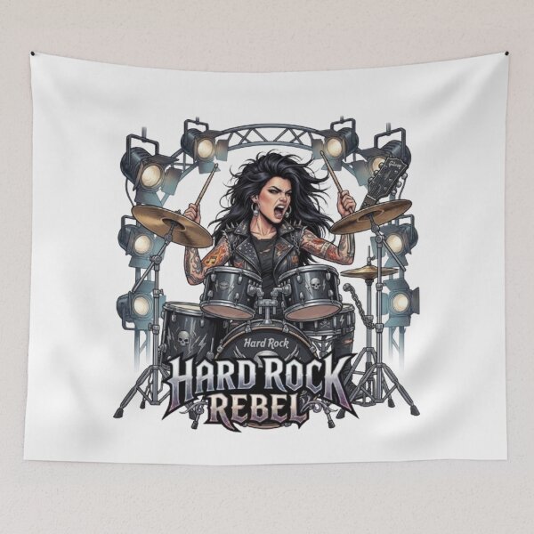 Item preview, Hard Rock Rebel — Female Rocker designed and sold by CHRIST5000.