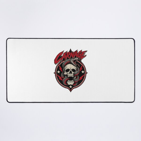 Item preview, Carnage Inspired Abstract Horror Art with Vibrant Red and Black Colors designed and sold by danderetofu.