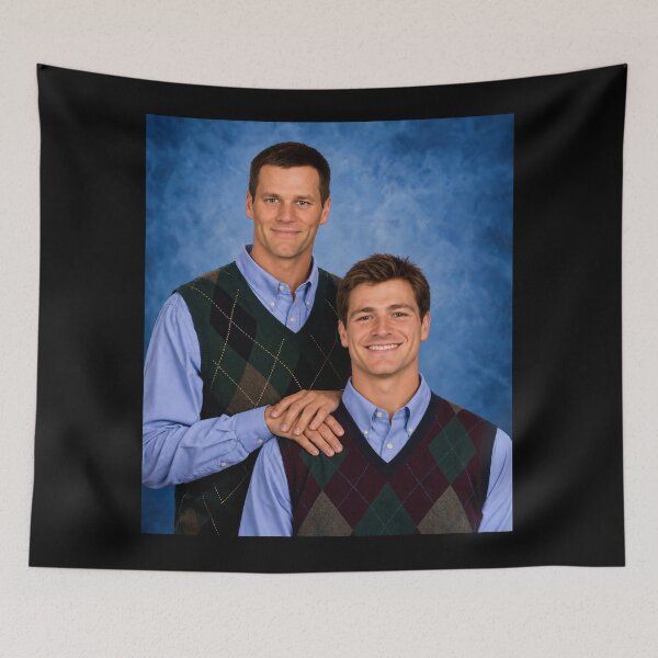 Item preview, Drake M.a.ye & T.o.m Brady Step Broth.ers New England Football designed and sold by ChrisNikolaus.