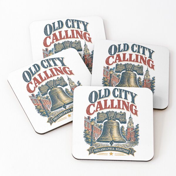 Item preview, Old City Calling Philadelphia Liberty Bell Vintage Heritage Design designed and sold by @SHINTOSARTSTORE.