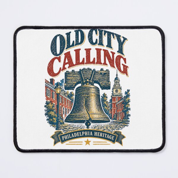 Item preview, Old City Calling Philadelphia Liberty Bell Vintage Heritage Design designed and sold by @SHINTOSARTSTORE.