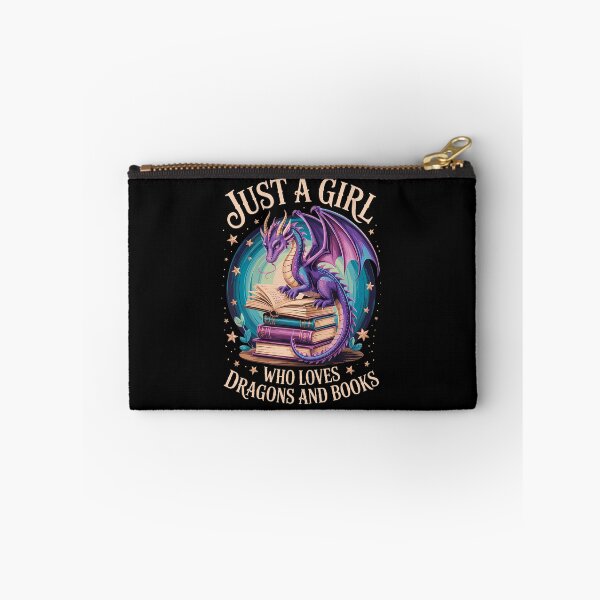 Item preview, Just A Girl Who Loves Dragons And Books designed and sold by OddityVault.