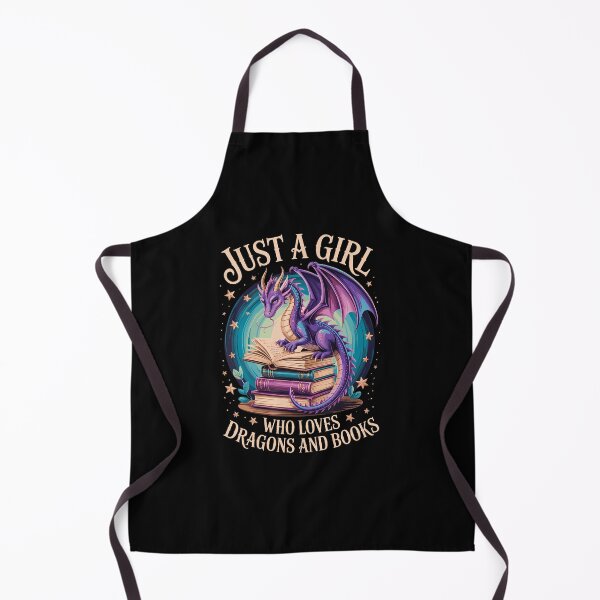 Item preview, Just A Girl Who Loves Dragons And Books designed and sold by OddityVault.