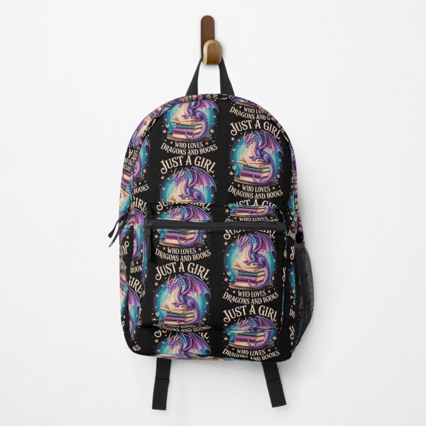 Item preview, Just A Girl Who Loves Dragons And Books designed and sold by OddityVault.