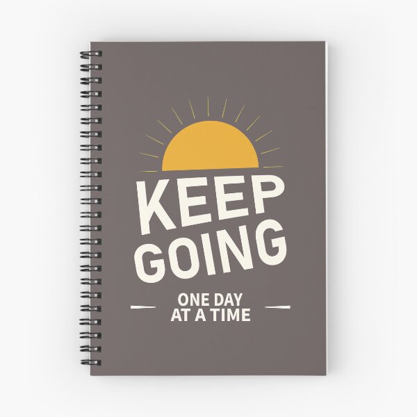 Item preview, Keep Going One Day at a Time Motivational Sunset Design designed and sold by Mdjahirulsk.