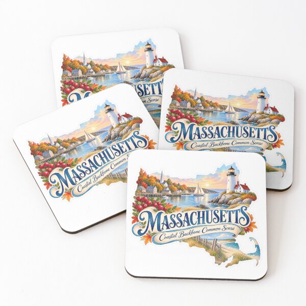 Item preview, Massachusetts Coastal Backbone Common Sense designed and sold by Whimspired By Paxx.