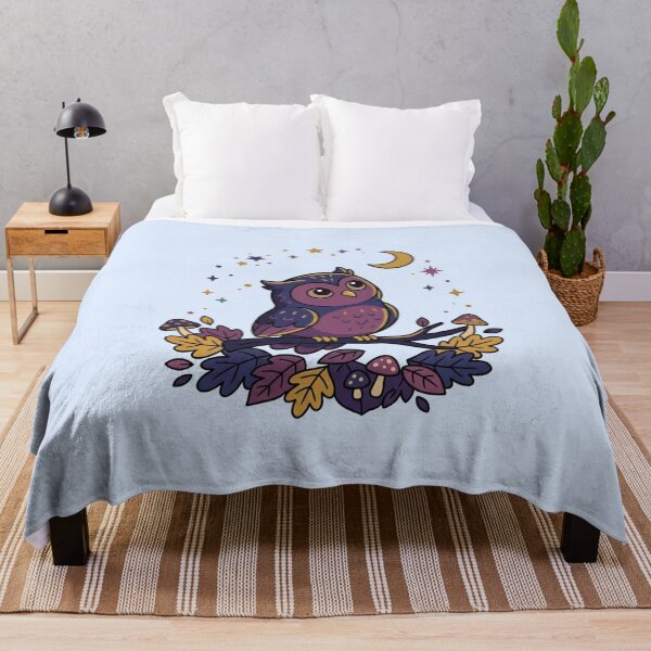 Item preview, Stargazing Owl Moon Celestial Forest Night designed and sold by Fine-Arts-Lab.