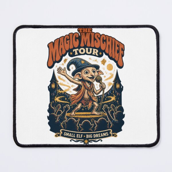 Item preview, Funny Wizard Dobby Character at a Concert Illustration designed and sold by Tee-D.