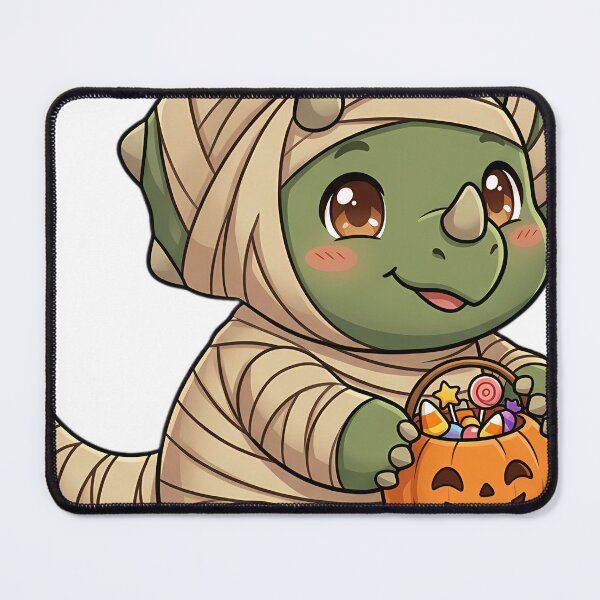 Item preview, Cute Chibi Triceratops Mummy Costume Trick-or-Treat designed and sold by pumsquare.