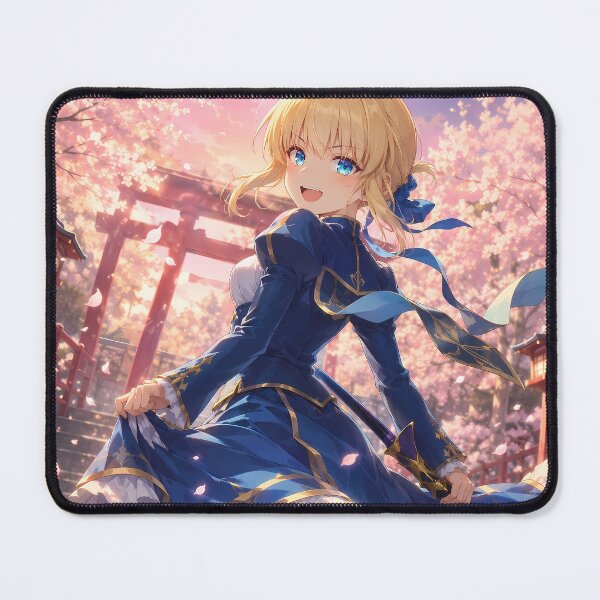 Item preview, Saber Fate Stay Night Sakura Shrine Stroll designed and sold by SolenneAzur.