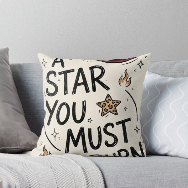 Item preview, To Be A Star You Must Burn - 8 Ball Leopard Motivational Art designed and sold by Ladybug223.