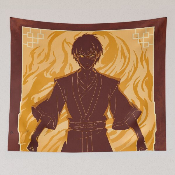 Item preview, Firebender in Flames designed and sold by IdeallArts.
