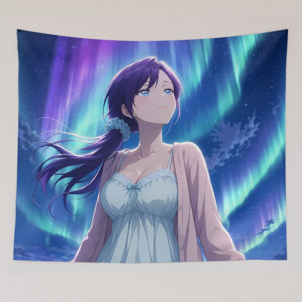 Item preview, Karen Moriya Blue Box Aurora City Night designed and sold by SolenneAzur.