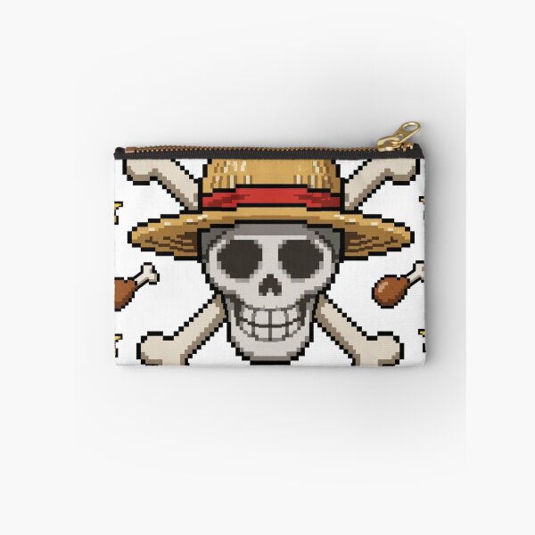 Item preview, Straw Hat Jolly Roger Pixel Art designed and sold by Dlvznbm.