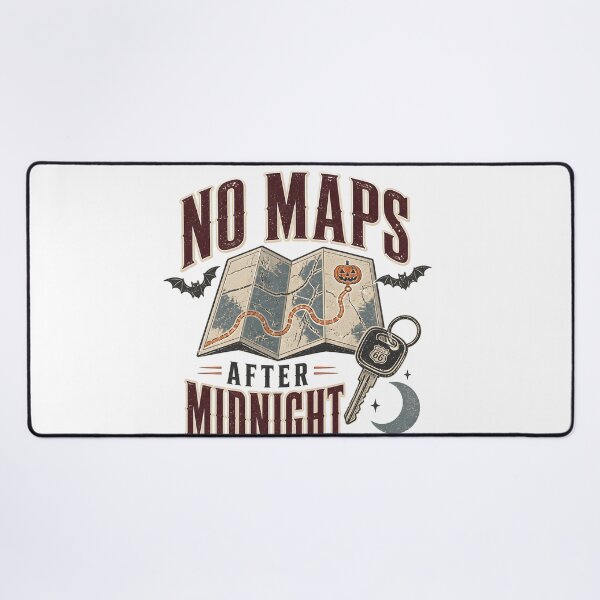 Item preview, No Maps After Midnight Spooky Night Road Trip Gift designed and sold by LiviuGligoros.