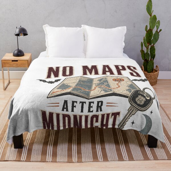 Item preview, No Maps After Midnight Spooky Night Road Trip Gift designed and sold by LiviuGligoros.