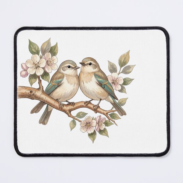 Item preview, Little birds on a branch. designed and sold by MagelliShop.