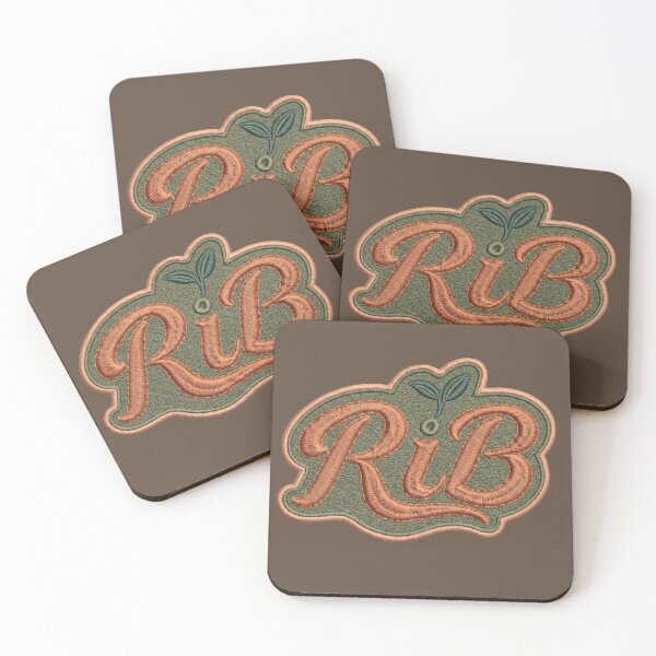 Item preview, Vintage Terracotta Script Patch Minimal Emblem designed and sold by Rib-Brand.