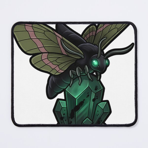 Item preview, Gothic Oleander Hawkmoth Emerald Crystal designed and sold by IllumeInk.