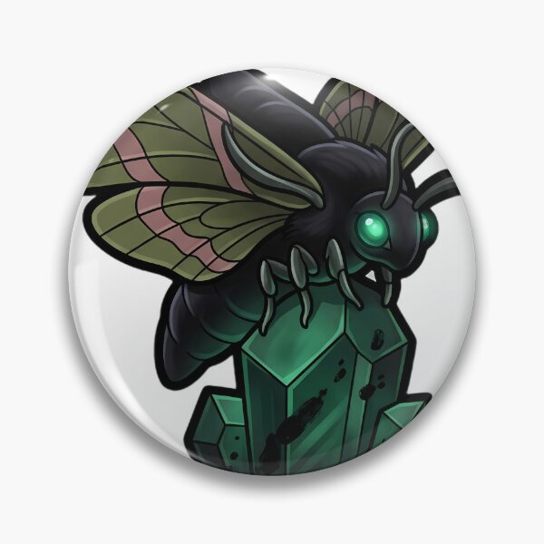 Item preview, Gothic Oleander Hawkmoth Emerald Crystal designed and sold by IllumeInk.