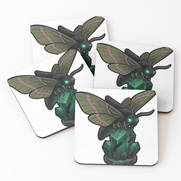 Item preview, Gothic Oleander Hawkmoth Emerald Crystal designed and sold by IllumeInk.