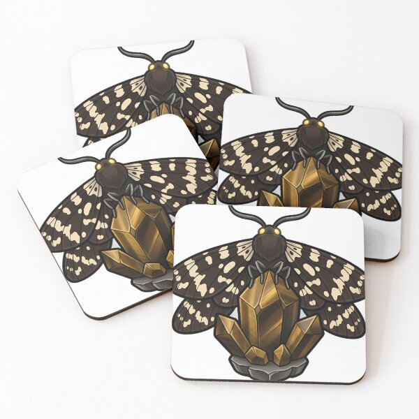 Item preview, Gothic Garden Tiger Moth Tiger Eye Crystal designed and sold by IllumeInk.