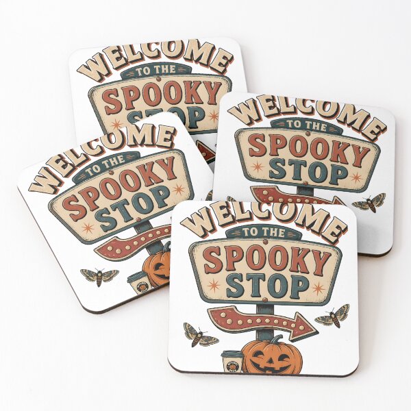 Item preview, Welcome Spooky Stop Haunted Roadside Diner Gift designed and sold by LiviuGligoros.