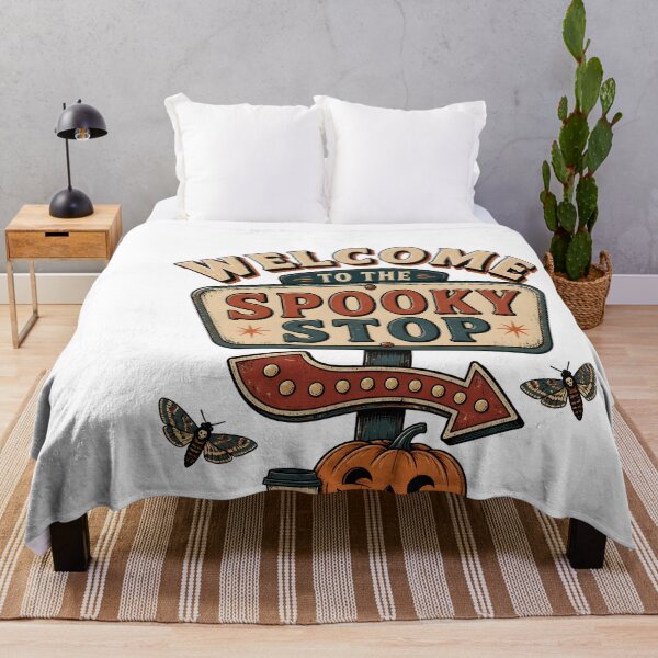 Item preview, Welcome Spooky Stop Haunted Roadside Diner Gift designed and sold by LiviuGligoros.