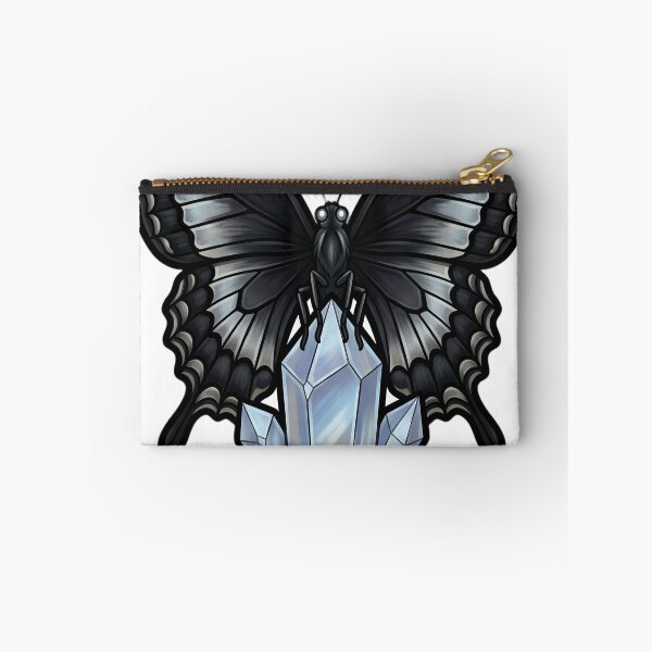 Item preview, Gothic Black Swallowtail Moonstone Crystal designed and sold by IllumeInk.