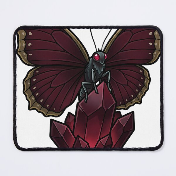 Item preview, Gothic Mourning Cloak Garnet Crystal designed and sold by IllumeInk.